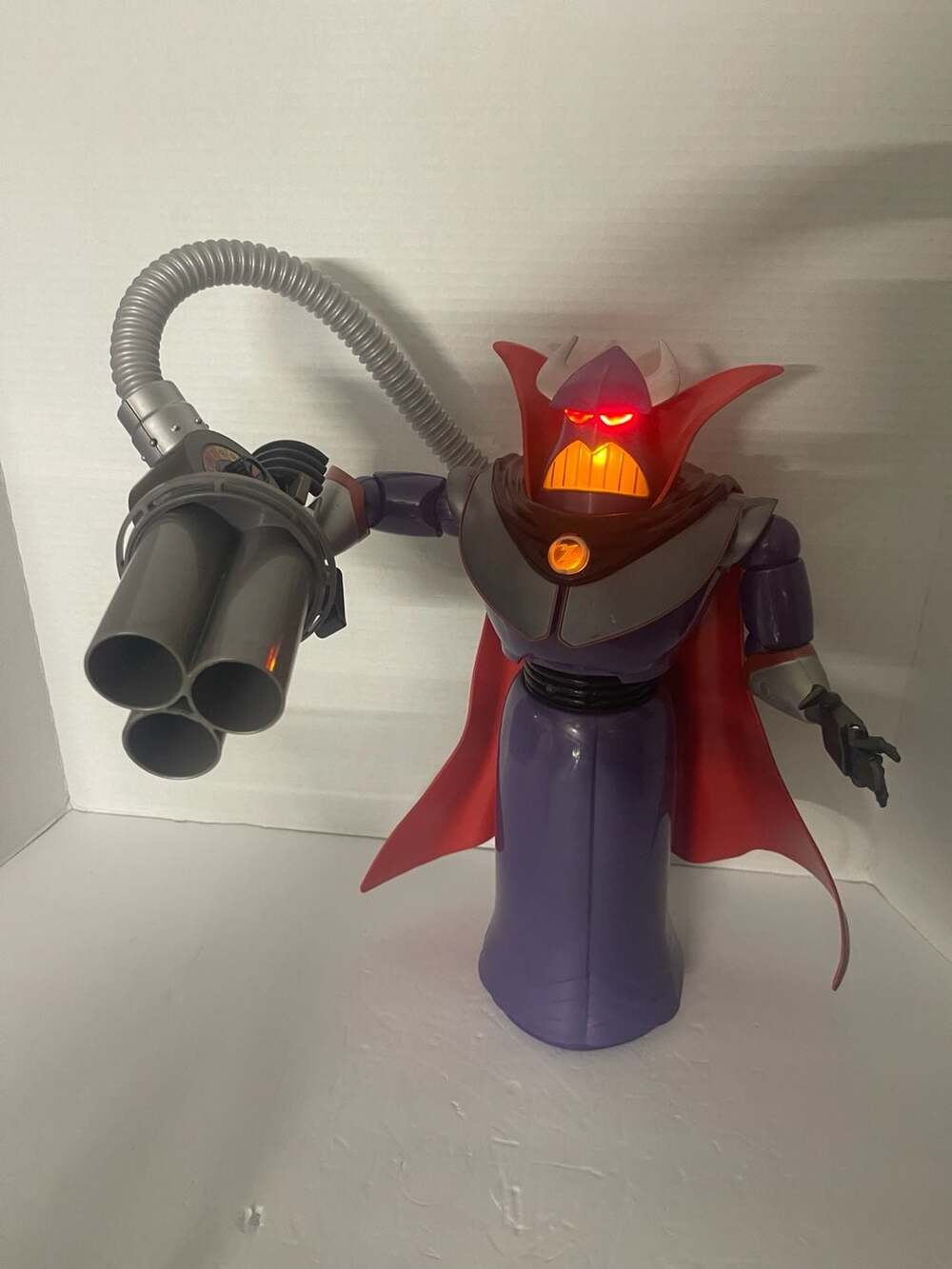 Disney Store Toy Story 14” Emperor Zurg Light-Up Talking Action Figure Works